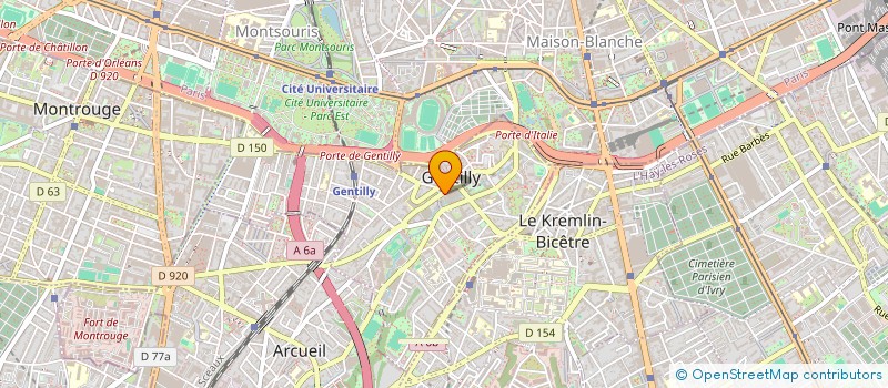 localisation de l'entreprise MONSIEUR NICOLAS GUITON  GENTILLY