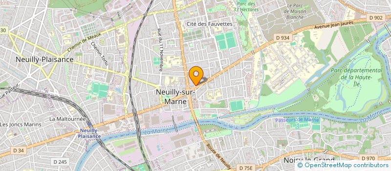 localisation de l'entreprise MONSIEUR NICOLAS GUITTEAUD à NEUILLY-SUR-MARNE