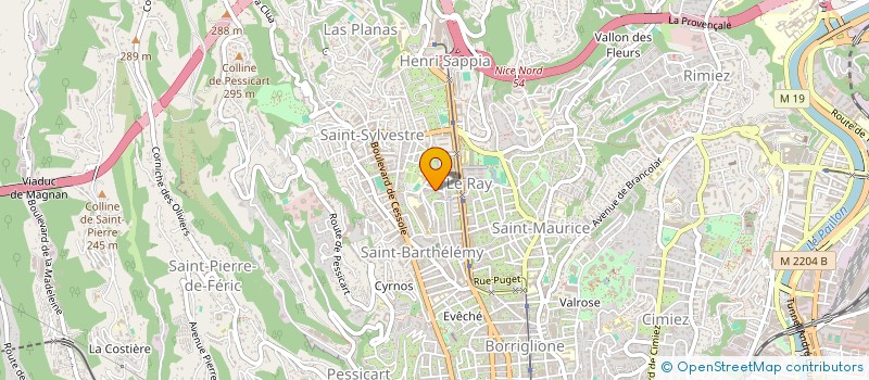 localisation de l'entreprise MONSIEUR NICOLAS GUY à NICE