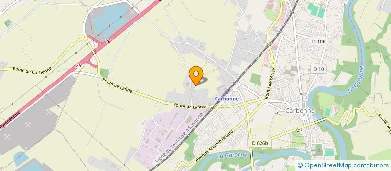 localisation de l'entreprise MONSIEUR NICOLAS GUY  CARBONNE