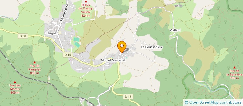 localisation de l'entreprise MONSIEUR NICOLAS GUYOMARD  VOLVIC