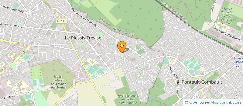 localisation de l'entreprise MONSIEUR NICOLAS GUYOT  LE PLESSIS-TREVISE