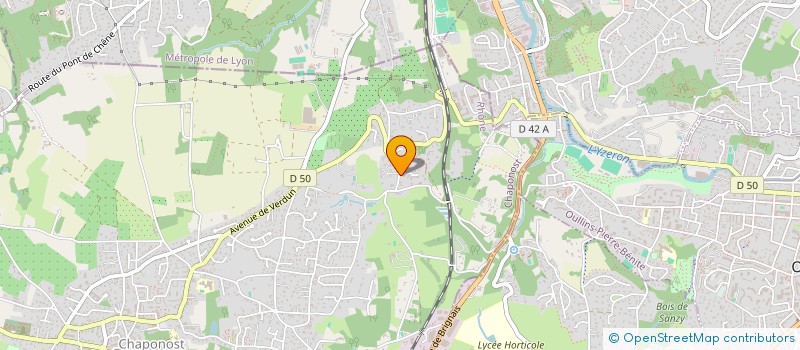 localisation de l'entreprise MONSIEUR NICOLAS GUYOT  CHAPONOST