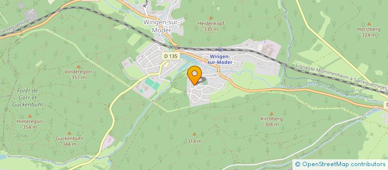 localisation de l'entreprise MONSIEUR NICOLAS HAENEL-CHIARONI  WINGEN-SUR-MODER