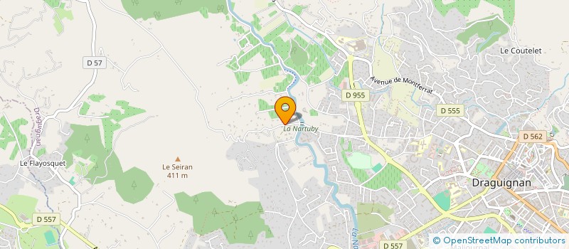 localisation de l'entreprise MONSIEUR NICOLAS HALE  SAINT-RAPHAEL