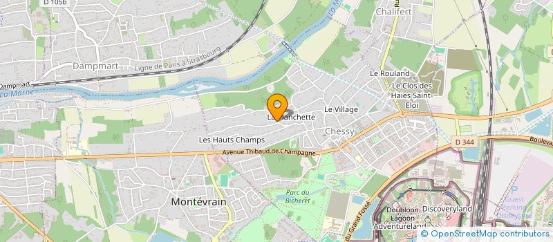 localisation de l'entreprise MONSIEUR NICOLAS HAMEL à CHESSY