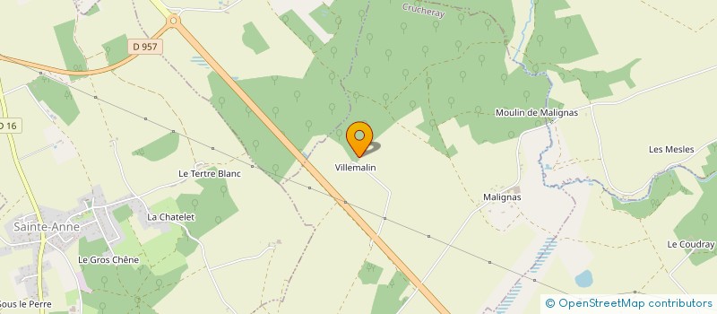 localisation de l'entreprise MONSIEUR NICOLAS HAMON  CRUCHERAY