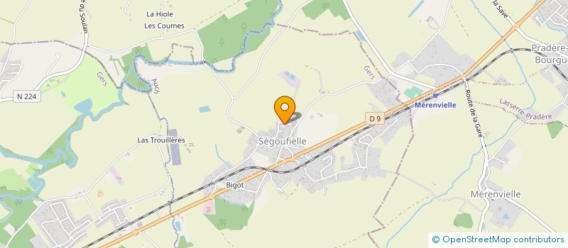 localisation de l'entreprise MONSIEUR NICOLAS HAMY  SEGOUFIELLE