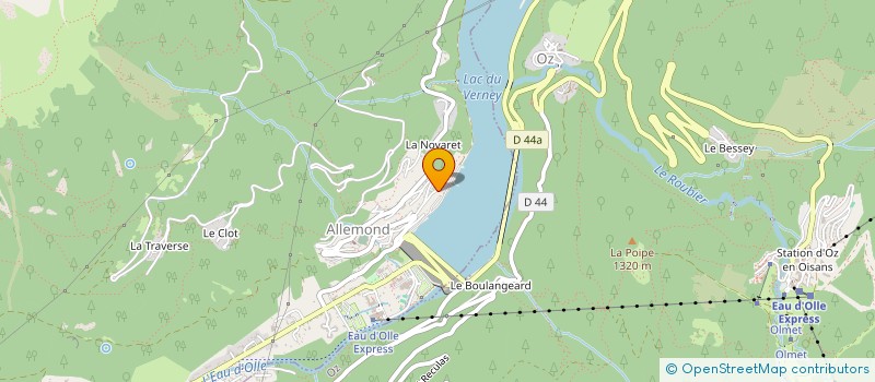 localisation de l'entreprise MONSIEUR NICOLAS HANIN  ALLEMOND