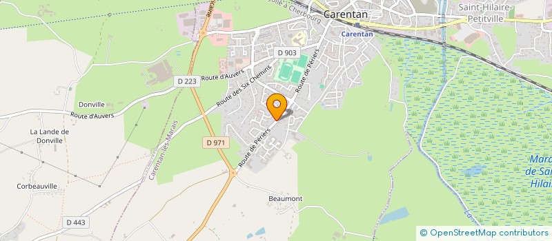 localisation de l'entreprise MONSIEUR NICOLAS HARDY à CARENTAN-LES-MARAIS