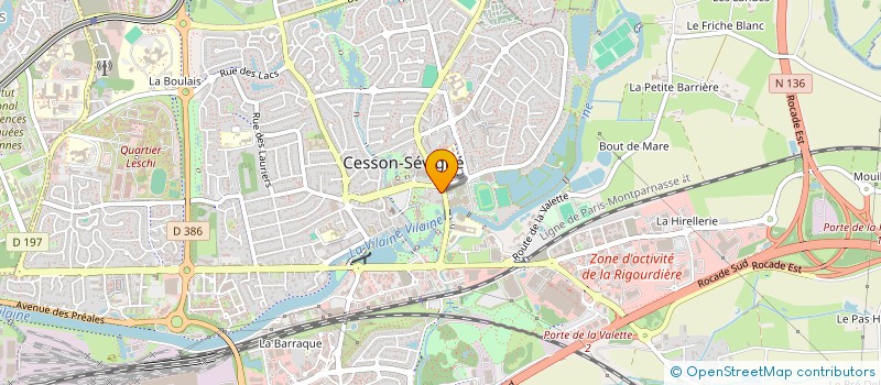 localisation de l'entreprise MONSIEUR NICOLAS HARDY  CESSON-SEVIGNE