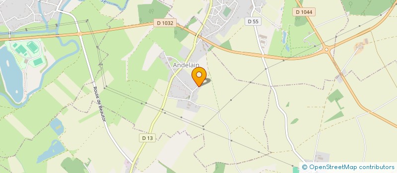 localisation de l'entreprise MONSIEUR NICOLAS HARDY à ANDELAIN