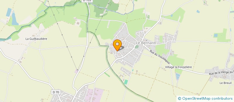 localisation de l'entreprise MONSIEUR NICOLAS HAREAU  LE BERNARD