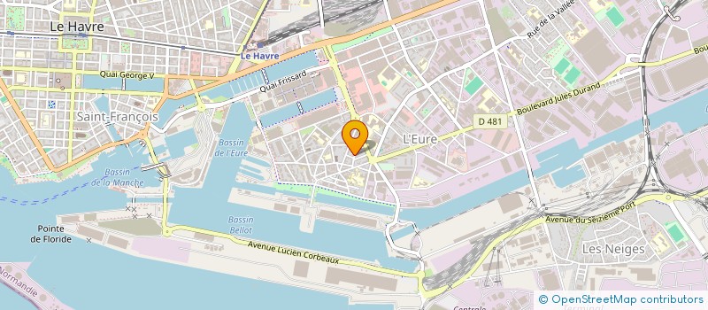 localisation de l'entreprise MONSIEUR NICOLAS HAREL à LE HAVRE