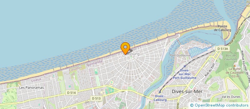 localisation de l'entreprise MONSIEUR NICOLAS HAREL  CABOURG