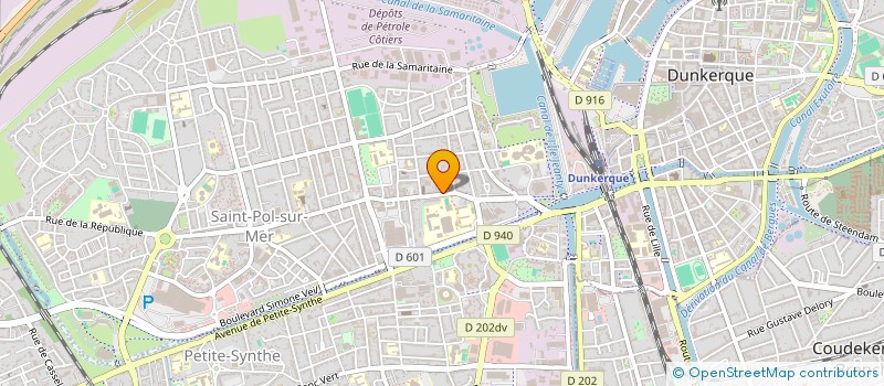 localisation de l'entreprise MONSIEUR NICOLAS HAUDIQUET à DUNKERQUE