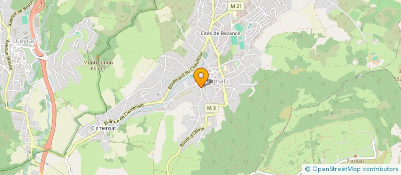 localisation de l'entreprise MONSIEUR NICOLAS HAVET à ROMAGNAT