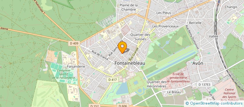 localisation de l'entreprise MONSIEUR NICOLAS HEBERT à FONTAINEBLEAU