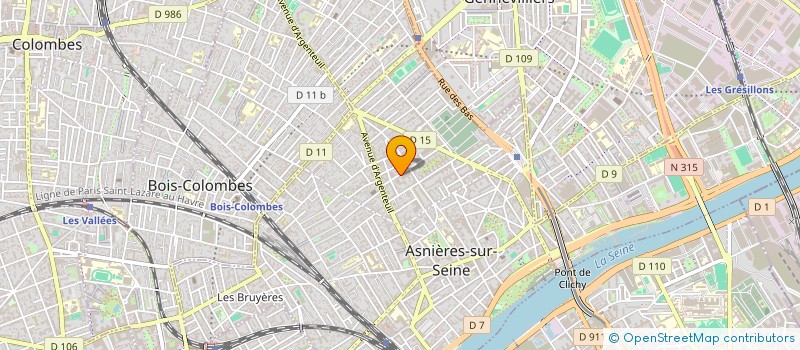 localisation de l'entreprise MONSIEUR NICOLAS HEINTZ à ASNIERES-SUR-SEINE