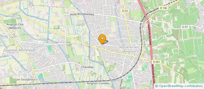 localisation de l'entreprise MONSIEUR NICOLAS HELLEU  MORIERES-LES-AVIGNON