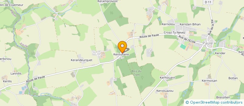 localisation de l'entreprise MONSIEUR NICOLAS HENDRICX  PAULE