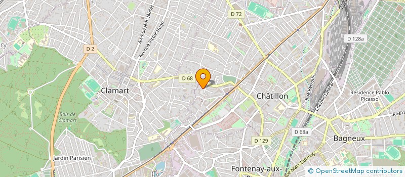 localisation de l'entreprise MONSIEUR NICOLAS HENIN à CHATILLON
