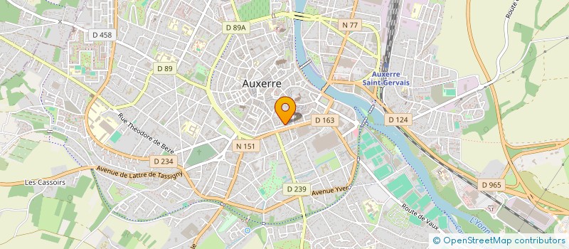 localisation de l'entreprise MONSIEUR NICOLAS-HENRI ANTHEAUME à AUXERRE