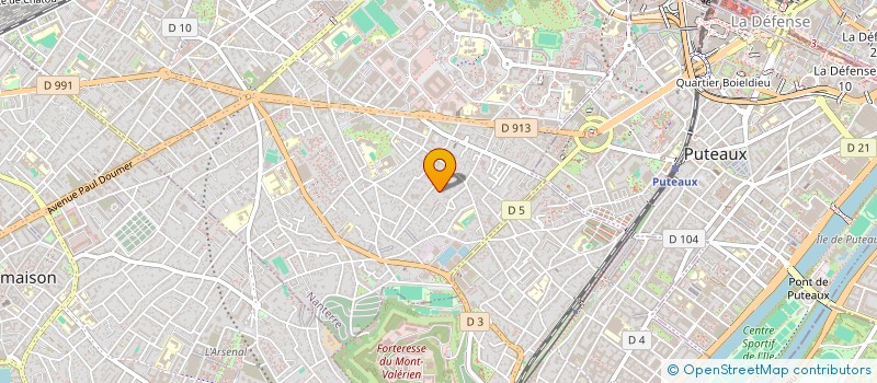 localisation de l'entreprise MONSIEUR NICOLAS HENRY  NANTERRE