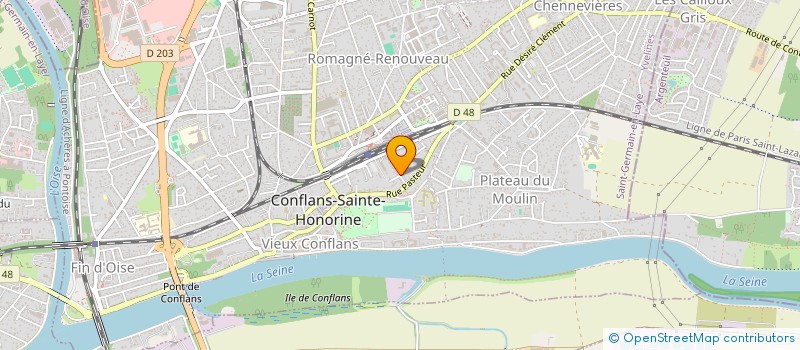 localisation de l'entreprise MONSIEUR NICOLAS HENRY BARBERON à CONFLANS-SAINTE-HONORINE