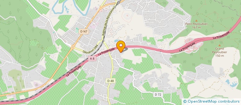 localisation de l'entreprise MONSIEUR NICOLAS HENTZ à VIDAUBAN