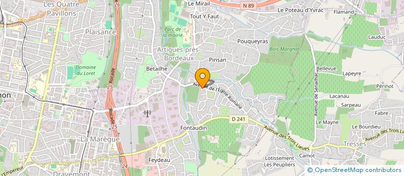 localisation de l'entreprise MONSIEUR NICOLAS HERAIL  ARTIGUES-PRES-BORDEAUX