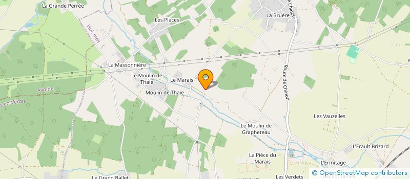 localisation de l'entreprise MONSIEUR NICOLAS HERAULT  HUISMES