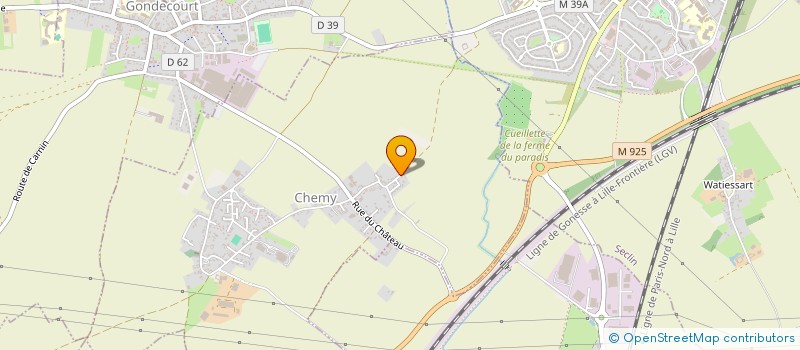 localisation de l'entreprise MONSIEUR NICOLAS HERDIER  CHEMY