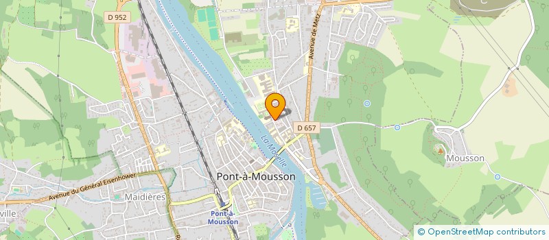 localisation de l'entreprise MONSIEUR NICOLAS HERMAL  PONT A MOUSSON