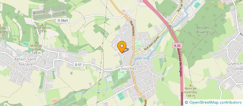 localisation de l'entreprise MONSIEUR NICOLAS HERMAN  SOUCHEZ