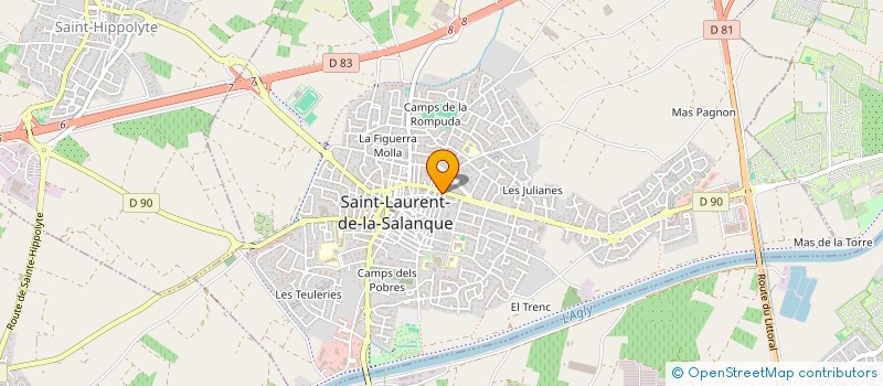 localisation de l'entreprise MONSIEUR NICOLAS HERMAND à SAINT-LAURENT-DE-LA-SALANQUE