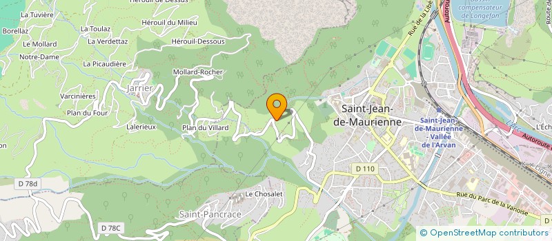 localisation de l'entreprise MONSIEUR NICOLAS HERMILLY  SAINT-JEAN-DE-MAURIENNE