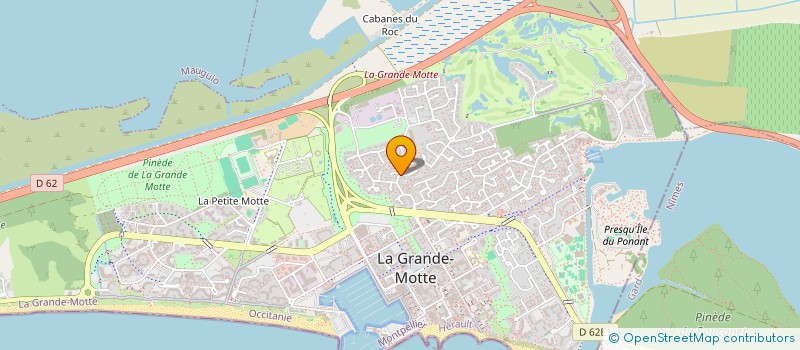 localisation de l'entreprise MONSIEUR NICOLAS HERNANDEZ  LA GRANDE-MOTTE