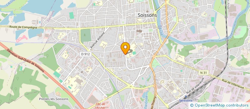 localisation de l'entreprise MONSIEUR NICOLAS HERNANDEZ MARTIN à SOISSONS