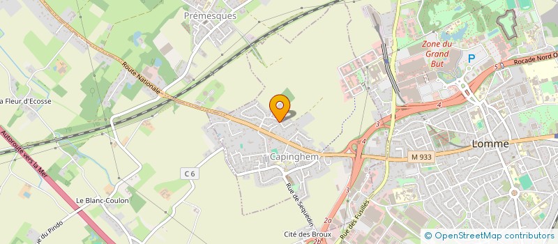 localisation de l'entreprise MONSIEUR NICOLAS HERON  CAPINGHEM