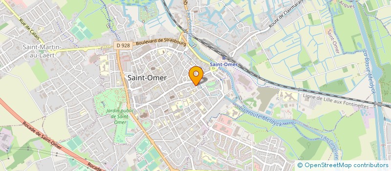 localisation de l'entreprise MONSIEUR NICOLAS HERSENT  SAINT-OMER