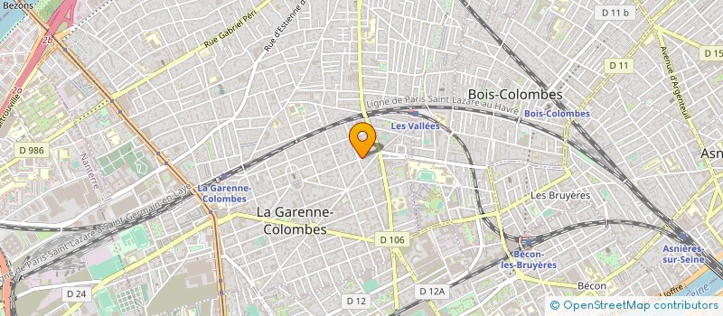 localisation de l'entreprise MONSIEUR NICOLAS HERVE BEYNET à LA GARENNE-COLOMBES
