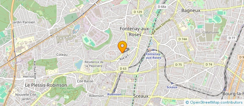 localisation de l'entreprise MONSIEUR NICOLAS HESS à FONTENAY-AUX-ROSES