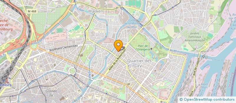 localisation de l'entreprise MONSIEUR NICOLAS HEUDE  STRASBOURG