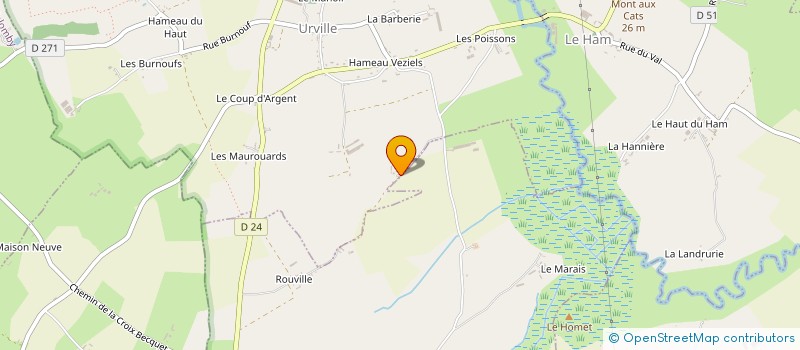 localisation de l'entreprise MONSIEUR NICOLAS HEURTEVENT  HEMEVEZ