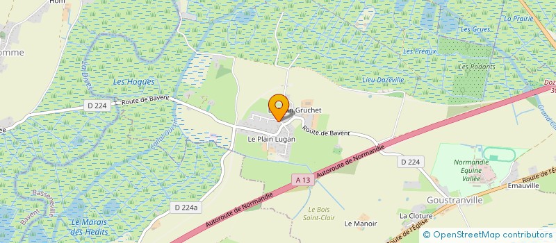 localisation de l'entreprise MONSIEUR NICOLAS HEUZE  GOUSTRANVILLE