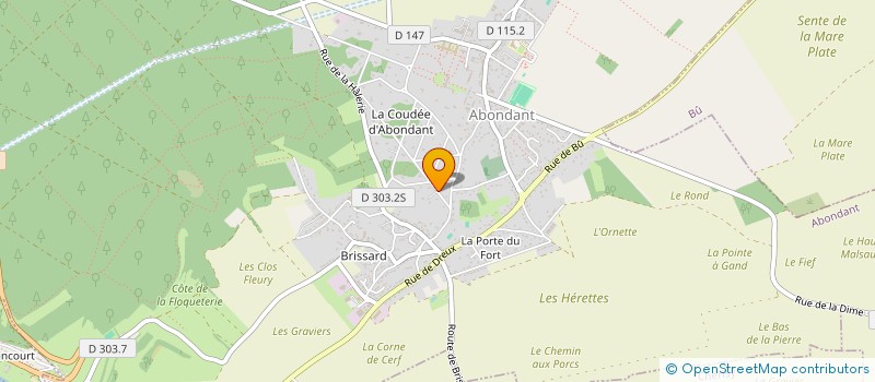 localisation de l'entreprise MONSIEUR NICOLAS HIBLOT à ABONDANT