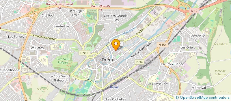 localisation de l'entreprise MONSIEUR NICOLAS HIEAUX à DREUX
