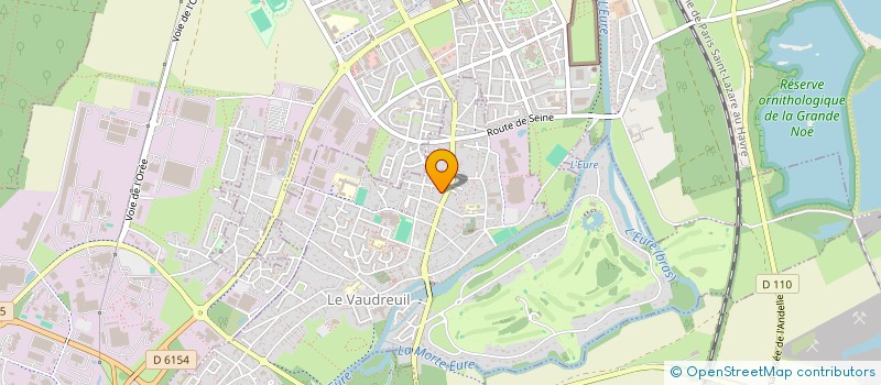 localisation de l'entreprise MONSIEUR NICOLAS HIESSE  LE VAUDREUIL