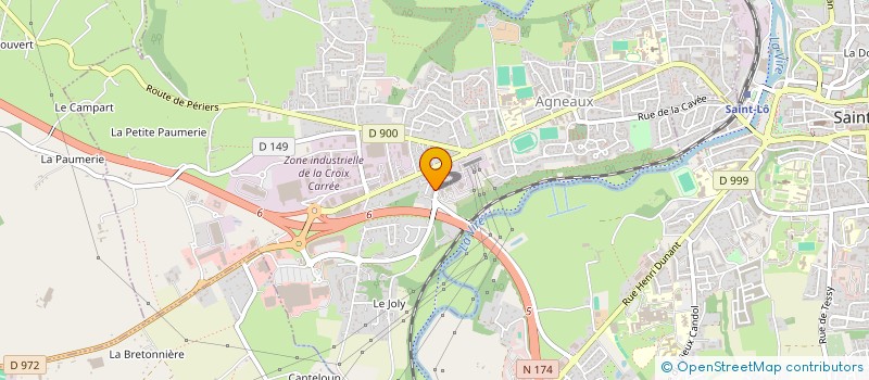 localisation de l'entreprise MONSIEUR NICOLAS HINET  AGNEAUX